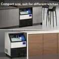 thumbnail image 5 of Homhougo Commercial Ice Maker 176lbs/24h with 99 lbs Storage 5x20 Cubes Commercial Ice Machine 110V Automatic Ice Machine, 5 of 7