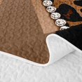 thumbnail image 5 of Erosebridal Leopard Bow Print Quilt King for Girls, Cheetah Animal Spots Girly King Coverlet Set, 3 Pieces 1 Bedspread and 2 Pillowcases, 5 of 7