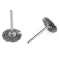 thumbnail image 3 of Bgsha 20PCs 3.175*25mm Wire Wheel Polish Brushes For Rotary Grinder Accessories Tool, 3 of 10