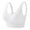 White, variant on Sngxgn Women Strappy Sports Bra Yoga Bras Padded Backless Medium Support Tops(White,M)