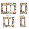 thumbnail image 2 of Yayeee Rocker Switch Wall Plate 1-Gang 4.6"x2.9" Home Decorative Outlet Cover, Orange Japanese Flowers Pattern, 2 of 6