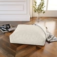 thumbnail image 2 of Jaxx Brio Large Décor Floor Pillow / Meditation Yoga Cushion, Shearling Faux Lamb, Cloud, 2 of 2