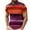 Multicolor#06, variant on ZCFZJW Men's Classic Fit 100% Cotton Soft Short Sleeve Colorful Stripe Print Polo Shirt Big and Tall Regular Fit Casual Button up V Neck Henley Shirts Tops Multicolor#14 L