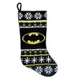 thumbnail image 2 of Ruz Knit Christmas Stocking Bat-Man 19", 2 of 3