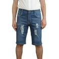 thumbnail image 1 of SKYLINEWEARS Men Ripped Distressed Shorts Slim Fit Denim Jeans Shorts with Broken Hole, 1 of 3