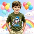 thumbnail image 2 of Miaoju Baseball Shirts for Boys Girls Game Day T Shirt Oversized Casual Sport Blouse Tops Sports Season Crew Neck Sunday Funday Shirt Boys Girls, 2 of 4