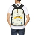 thumbnail image 4 of Bingfone Icônes de Golf et Golfeur pour Sac à Dos Simple Grande Capacité, Sac à Dos à Sangle Réglable Sac de Voyage Sac de Sport, Unisexe, 4 of 6