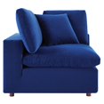 thumbnail image 4 of Modway Commix Down Filled Overstuffed Performance Velvet Corner Chair in Navy, 4 of 7