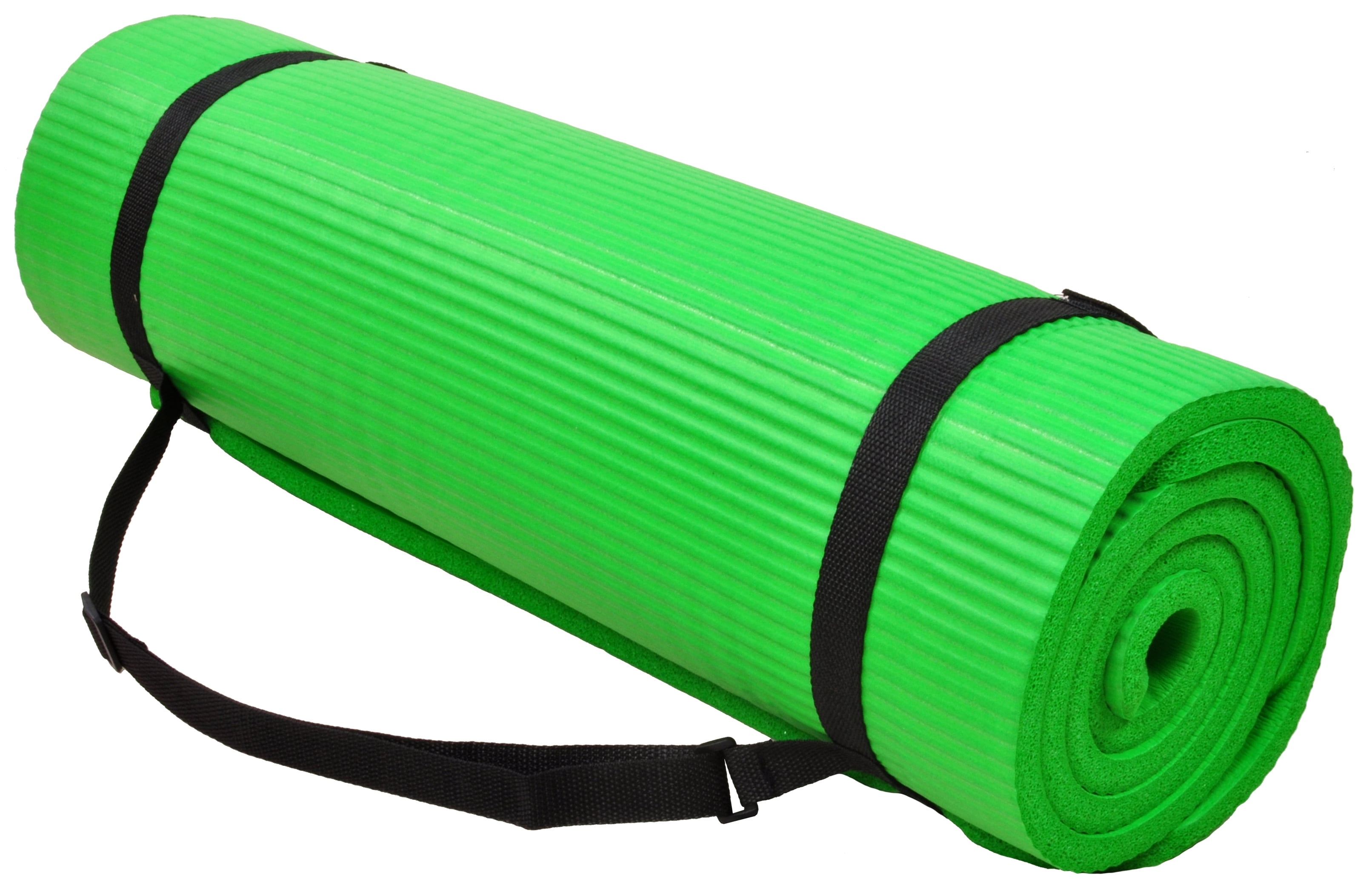 BalanceFrom + All-Purpose 1/2-Inch Extra Thick High Density Anti-Tear Exercise Yoga Mat and Knee Pad with Carrying Strap