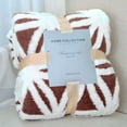 thumbnail image 1 of LOMAO Sherpa Fleece Blanket Fuzzy Soft Throw Blanket Dual Sided Blanket for Couch Sofa Bed (Brown,71"x80"), 1 of 7