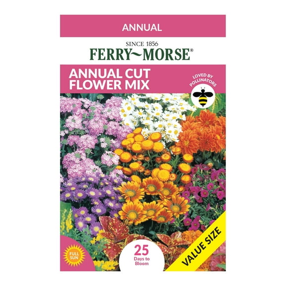 Ferry-Morse Economy 950MG Annual Cut Flower Mix Seeds, Full Sun