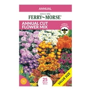 Ferry-Morse Value Pack Annual Cut Mixture Flower Seeds (1 Pack) - Seed Gardening, Full Sunlight Flower Seeds (1 Pack) - Seed Gardening, Full Sunlight