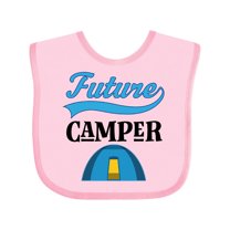 Inktastic Camping Future Camper Boys or Girls Baby Bib