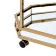 thumbnail image 2 of Benjara Metal Serving Cart, Mirror & gold - N, 2 of 2