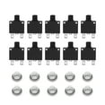 thumbnail image 2 of Component 10 Pcs Current Overload Protector Circuit Breaker with Water Proof Cap 125/250Vac 32Vdc 50-60Hz, 2 of 7