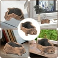 thumbnail image 3 of Toyvian Decorative Cement Planter Pot with Tree Stump Design for Balcony, Office, Indoor and Outdoor Use, 3 of 6