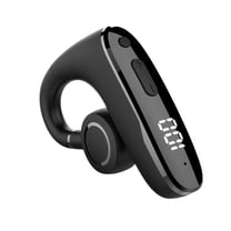 Single Ear Wireless Bluetooth Earphones Bluetooth 5.2 LED Display Conduction Stereo Headset Sports Driving Earpiece Earbuds with Mic, Bluetooth Headset