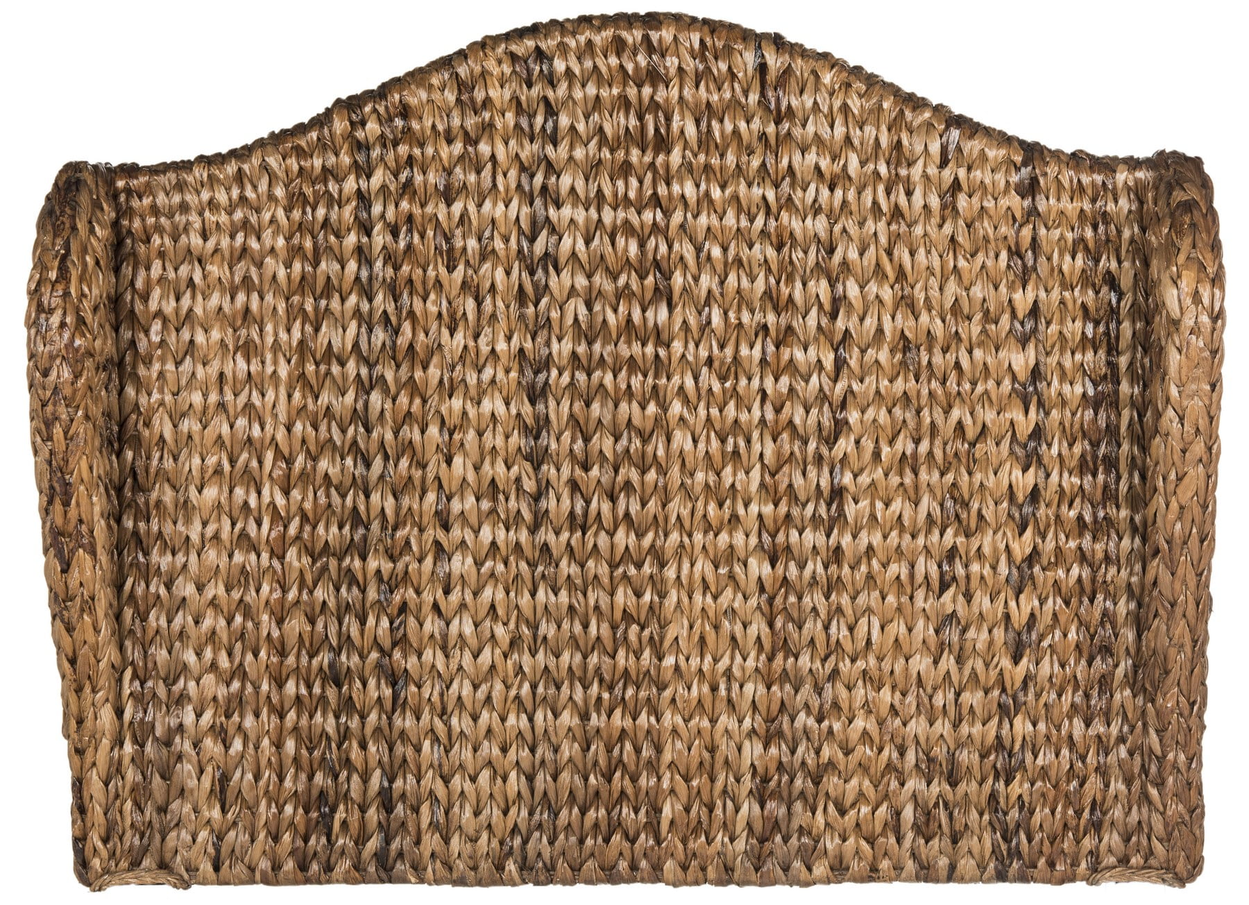 SAFAVIEH Nadine Coastal Rattan Winged Headboard, Twin, Brown