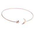thumbnail image 1 of Brazalete abierto de Metal Hugo Simple Moon Star para mujer, 1 of 6