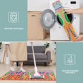 thumbnail image 6 of Colorful Pioneer Flower Pattern Kitchen Rugs Sets Of 3,Kitchen Runner Rugs Non Skid Washable,Decorative Kitchen Floor Mats for Kitchen,Sink,Laundry,17"x30"+ 17"x47" + 17"x59", 6 of 6
