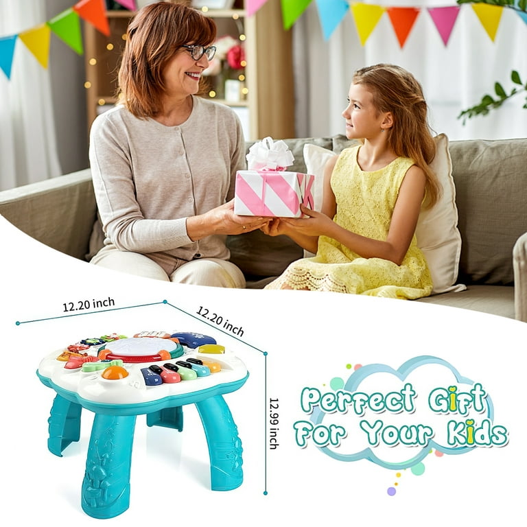 Stand Up Activity Table For Baby Toddler Discovering Music Activity Table  Birthday Gift For 9 12 18 Months 1 2-Year-Old Infant - AliExpress