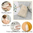 thumbnail image 3 of TSV Natural Soap Bags, Durable Soap Saver Pouch, Bath Mesh Net Bags for Foaming, Lathering, Drying Soaps with Drawstring Design, Line Soap Bag Holders Fit for Most Soaps, Yellow, 3 of 9