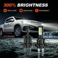 thumbnail image 5 of For Aprilia Shiver 750 900 LED Motorcycle Headlight Hi/Lo Beam 6000K White Bulbs, 5 of 11