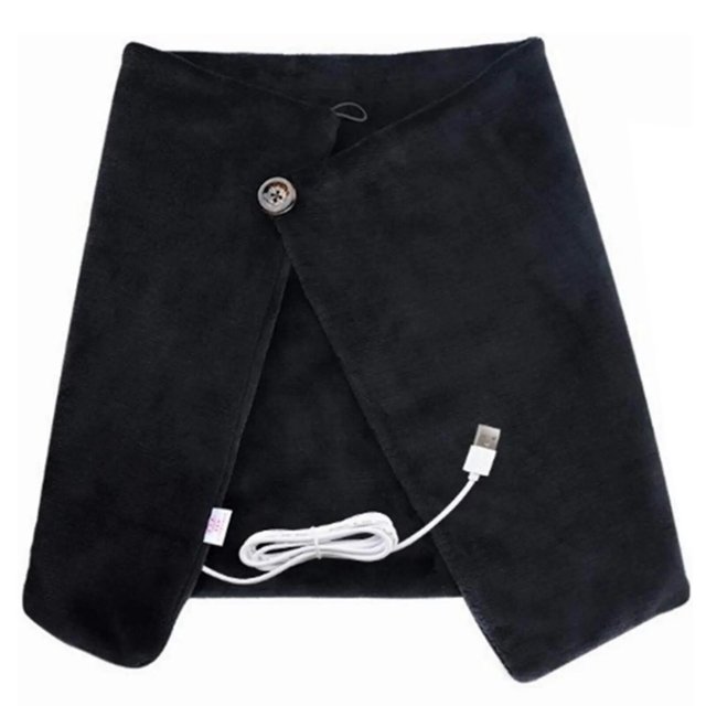 Chal de calefacción eléctrica USB lavable, 3 Ajustes de calor con función de sincronización, manta calentada, suministros para el hogar