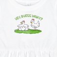 thumbnail image 4 of Inktastic Hey, Guess What? Chicken Butt Girls Baby Dress, 4 of 5