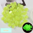 thumbnail image 2 of 50 Pcs Yellow Luminous Stones, Glow in The Dark Pebbles Stone Ice Rocks Table Scatter Confetti Vase Filler, Garden Walkaway Aquarium Fish Tank, 2 of 10