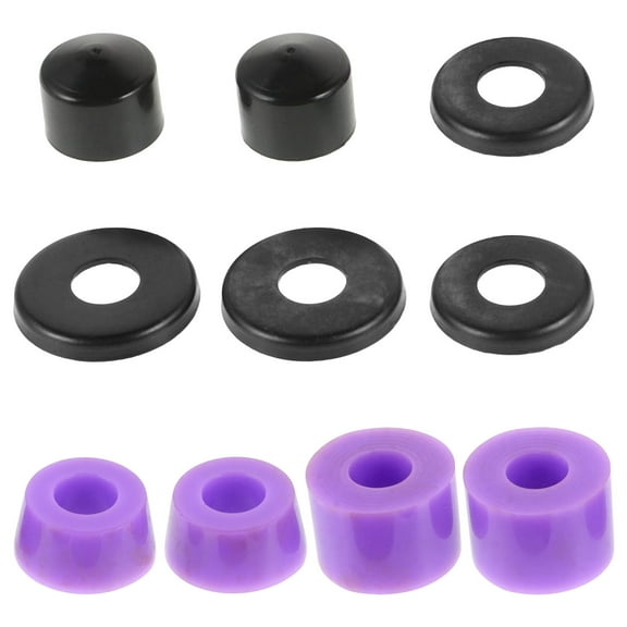 Homoyoyo Skateboard Truck Bushings Hard PU Multi-Color Replacement Parts for Skateboard Trucks Compatible with Most Models