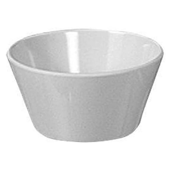 Bouillon Cups 8oz, 12-Pack - Nustone White Melamine Soup Cups - Break-Resistant Catering & Buffet Bowls - Dishwasher Safe - 3-7/8 Inch