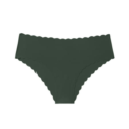 Dasayo Women s Panties under $4 Seamless Green Thong Low Waist G-String Cheeky Panty Women Hipsters Panties Clearance S