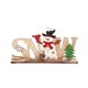 thumbnail image 3 of Letrero de mesa de madera de Navidad Letrero de mesa de Papá Noel Muñeco de nieve Centros de mesa de Navidad Decoración de mesa de madera de Navidad Compatible con Navidad de invie, 3 of 5
