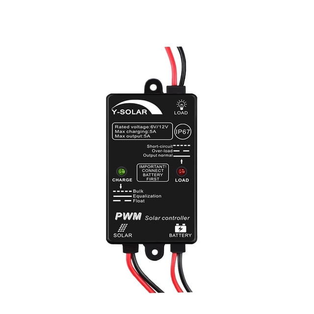 Solar Controller 5A 12V Light Control/Light Time Control/24H Working Mini Solar Panel Street Light Controller ,Easy to Use