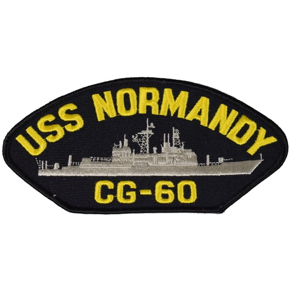 USS NORMANDY CG-60 SHIP PATCH - GREAT COLOR - Veteran Owned Business