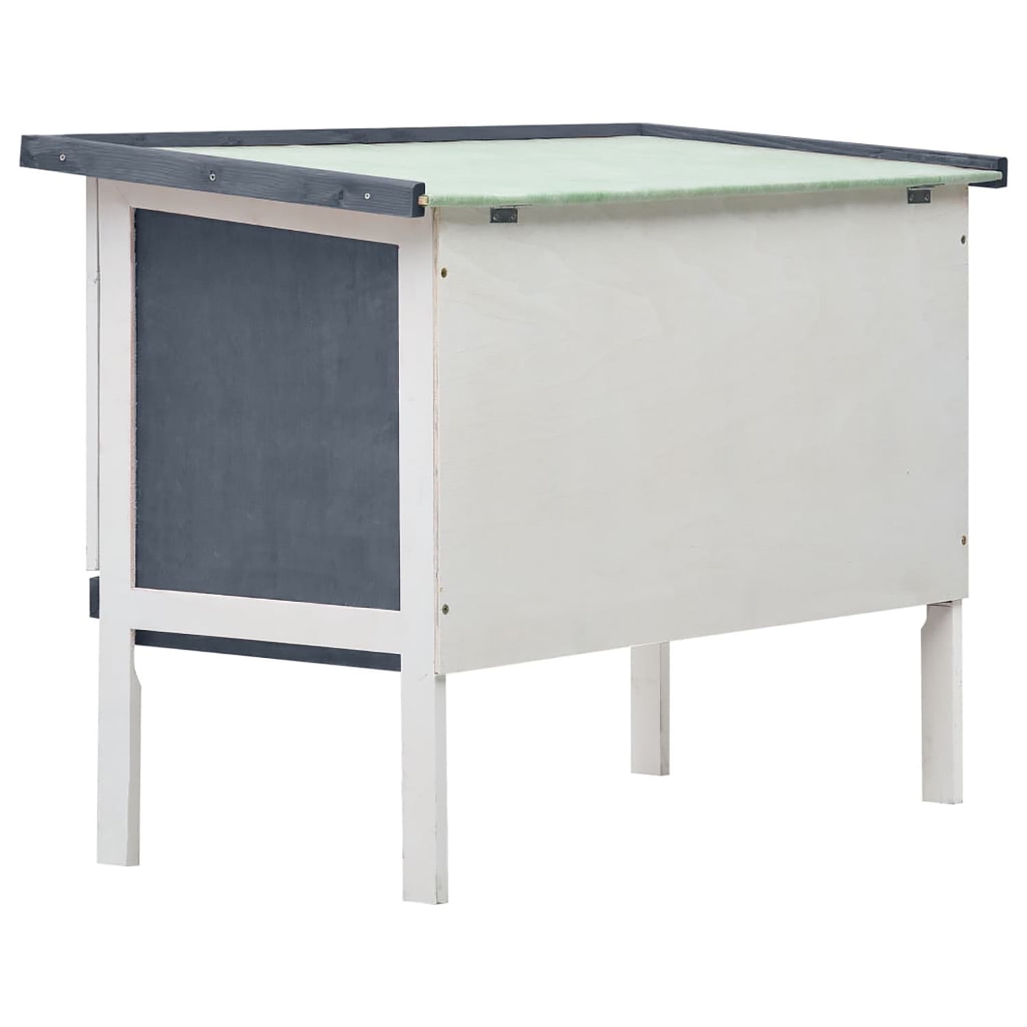 Pefilos 33" Outdoor Rabbit Hutch, Wood Guinea Pig Hutch, Indoor Small Animal House Pet Cage, Gray Pefilos 33" Outdoor Rabbit Hutch, Wood Guinea Pig Hutch, Indoor Small Animal House Pet Cage, Gray