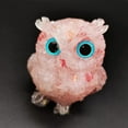 thumbnail image 5 of Holzlrgus Hand-Carved Natural Crystal Owl Statue Reiki Healing Gemstone Animal Figurines Home Office Car Decoration The Best Gifts 2.4 inches, 5 of 6