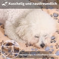 thumbnail image 4 of Cozy Pet Blanket, Washable and Fluffy Dog Blankets for Dogs Cats, Comfortable Reversible Blankets with Paw Pattern, Warm Sleep Mat for Indoor Outdoor Use, Easy to Care, 3 Pack, 4 of 7