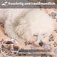 thumbnail image 5 of Paquete de 3 mantas mullidas y lavables para mascotas para perros y gatos, tapetes de vellón acogedores para camas y sofás, ideales para mascotas pequeñas y medianas con estampado de, 5 of 7
