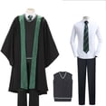 thumbnail image 5 of Capa de Hermione Stie Slytherin Ravenclaw Hufflepuff Túnicas largas de Potter Niños Adultos Cosplay Disfraz de Potter Accesorios Regalos, 5 of 5