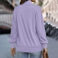 thumbnail image 4 of Goodtrade8 Sweatshirts for Women Plus Size Winter Casual Long Sleeve Solid Pullover Sweatshirts, 4 of 9