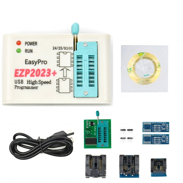 EZP2019 USB Programmer High Speed SPI Support 24 25 93 EEPROM Flash Bios iC Programmer sop8 eprom ic chip Socket Adapter EZP2019 USB Programmer High Speed SPI Support 24 25 93 EEPROM Flash Bios iC Programmer sop8 eprom ic chip Socket Adapter