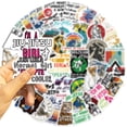 thumbnail image 2 of Juego de pegatinas Jiu Jitsu, 50 unidades, calcomanías de vinilo impermeables, 2 of 2