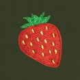 thumbnail image 2 of Dalix Strawberry Embroidered Fleece Cropped Hoodie Cold Fall Winter Women in Military Green 2XL XX-Large, 2 of 5