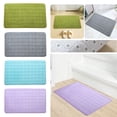 thumbnail image 5 of Tkrady Memory Foam Lattice Bath Mat Rug 60x40cm, Ultra Soft Non Slip and Absorbent Bathroom Rug, Machine Wash Dry, Comfortable, Thick Bath Rug Carpet for Bathroom Floor, Tub and Shower, Green, 5 of 6