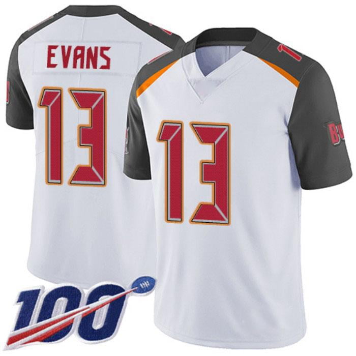 NFL_Jerseys Jersey Tampa''Bay''Buccaneers'' #12 Tom Brady 13 Mike Evans 45  Devin White 87 Rob Gronkowski''NFL'' Youth 100th Limited Jersey 