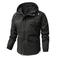 thumbnail image 1 of Cameland Veste Décontractée de Mode pour Homme, Couleur Unie, Veste Rigide d'Extérieur, Manches Longues, à Capuche, Manteau/veste Décontracté, 1 of 8