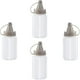 thumbnail image 1 of 4 unids/set botellas de plástico para apretar con tapas giratorias para salsa de aceite de condimentos, kaili Sencillez, 1 of 5