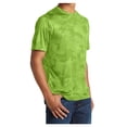 thumbnail image 4 of Yellow Rooster Men's Moisture Wicking CamoHex Polyester T-Shirts Lime Shock XS, 4 of 8